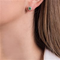 Orecchini Mirco Visconti Donna Orecchini Colore in Oro Smeraldo 0.58 Ct Z685S/A5S - Z685S/A5S